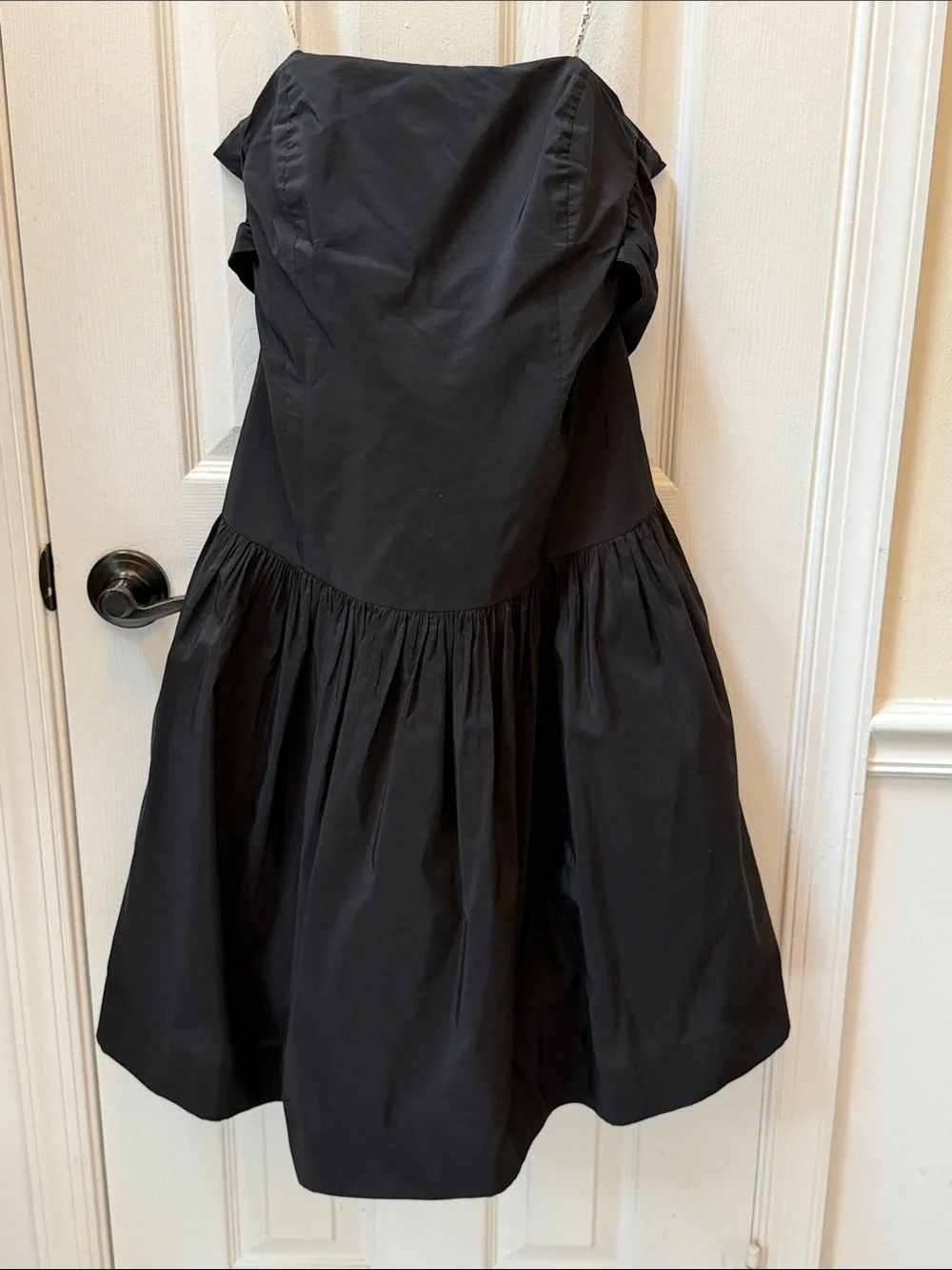 Lilly Pulitzer Silk-blend Women’s Black Strapless Cocktail Dress - Picture 4 of 7